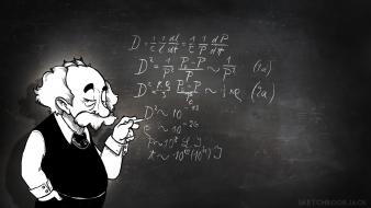 Albert einstein physicist cartoons funny physics wallpaper