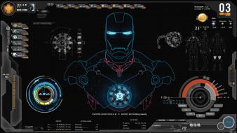 Iron man rainmeter wallpaper