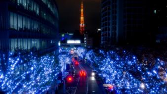 Japan tokyo cityscapes towers wallpaper