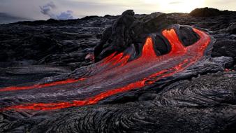 Mountains landscapes volcanoes lava rocks wallpaper