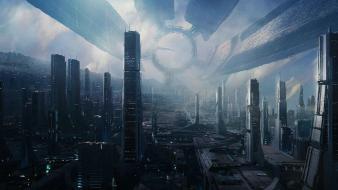 Effect science fiction artwork citadel (mass effect) wallpaper