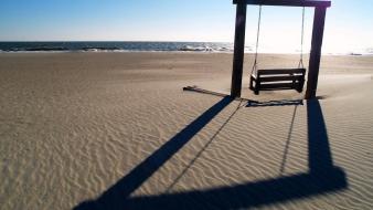 Landscapes beach swings