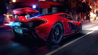 Motion mclaren red cars sports spoiler p1 wallpaper