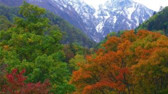 Mountains landscapes nature autumn wallpaper