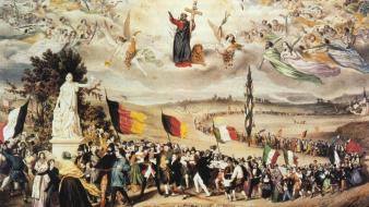 Paintings revolution europe wallpaper