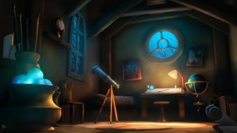 Room fantasy art wallpaper