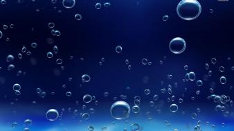 Abstract bubbles underwater wallpaper