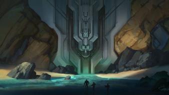 Art concept science fiction artwork 4 forerunner wallpaper