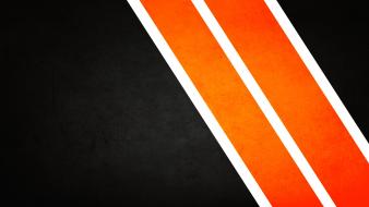 Minimalistic orange stripes wallpaper