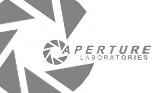 Portal aperture laboratories game wallpaper