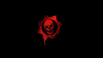 Skulls video games gears of war wallpaper