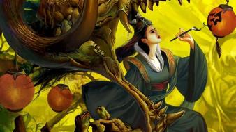 Fantasy art oriental wallpaper