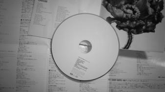 Music monochrome cd wallpaper