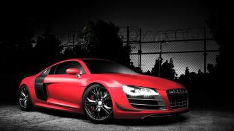 Night wheels audi r8 gt sports car