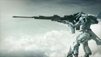 Cgi sniper rifles spaceships battles screens planzet wallpaper