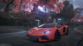 Criterion lamborghini aventador lp700-4 park spring season wallpaper