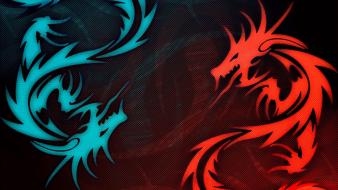 Dragons digital art artwork wallpaper