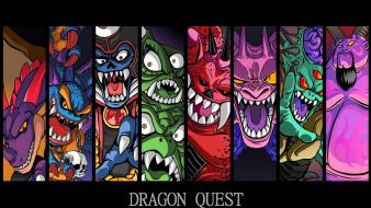 Dragons rpg dragon quest square enix retro wallpaper