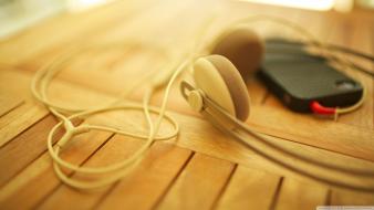 Headphones music sound iphone clean wallpaper