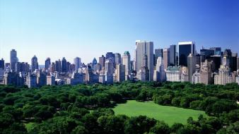 Landscapes buildings new york city central park