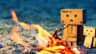 Nature danboard artwork campfire wallpaper