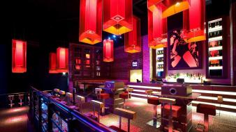 United kingdom lighting night club neon lounge wallpaper