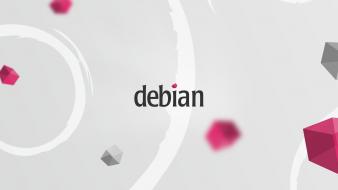 Blocks linux debian gnu/linux wallpaper