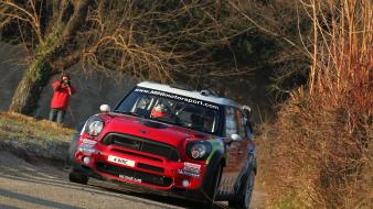 Wrc races mini countryman john cooper motorsport wallpaper