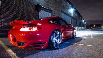 911 porsche cars garage glow wallpaper