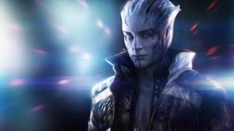 Aria tloak asari game art mass effect 2 wallpaper