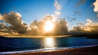 Beach sunshine wallpaper