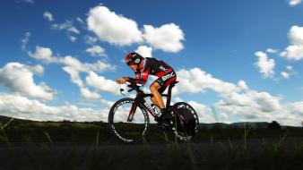 Clouds sports skyscapes cycling races cycles wallpaper