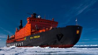 Icebreaker ships wallpaper