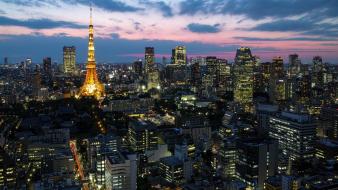 Japan tokyo capital city lights cityscapes wallpaper