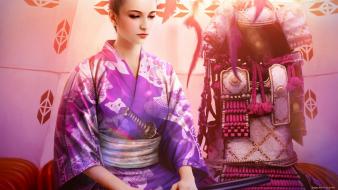 Kimono artwork kitana wallpaper