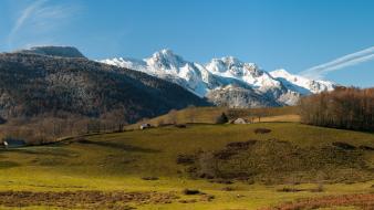 Mountains landscapes nature forest france wallpaper