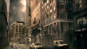 Post-apocalyptic artwork post apocalyptic wallpaper