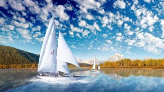 Sailing boat wallpaper