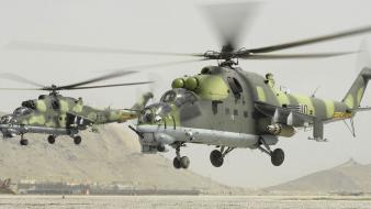 Soviet aircraft combat helicopters wallpaper