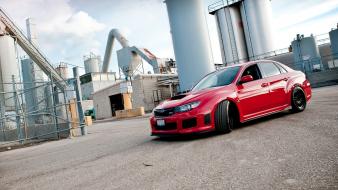 Subaru impreza wrx sti cars red