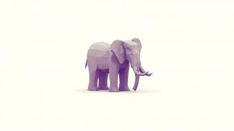 Artwork elephants 3d wallpaper