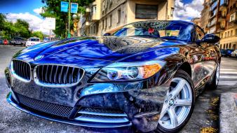 Bmw cars vehicles z4 front angle view wallpaper