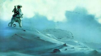 Hoth luke skywalker star wars landscapes movies wallpaper