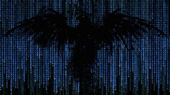 Matrix eagles code wallpaper