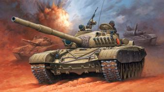 War military tanks artwork wallpaper