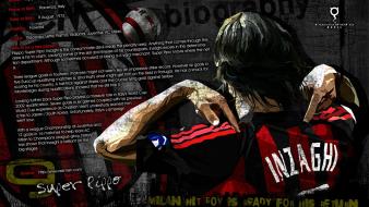 Ac milan filippo inzaghi football star super pippo