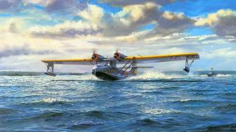 Aircraft seaplane aviation pby-5a catalina wallpaper