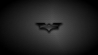 Batman minimalistic dc comics grid monochrome logos symbols wallpaper