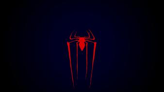 Blue black red spider-man the amazing logo spiderman wallpaper
