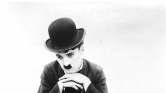 Charlie chaplin black and white comedians comedy wallpaper